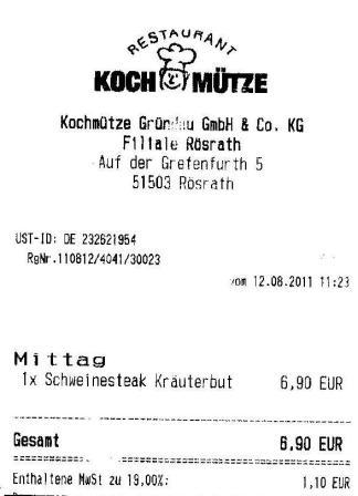 mrer Hffner Kochmtze Restaurant